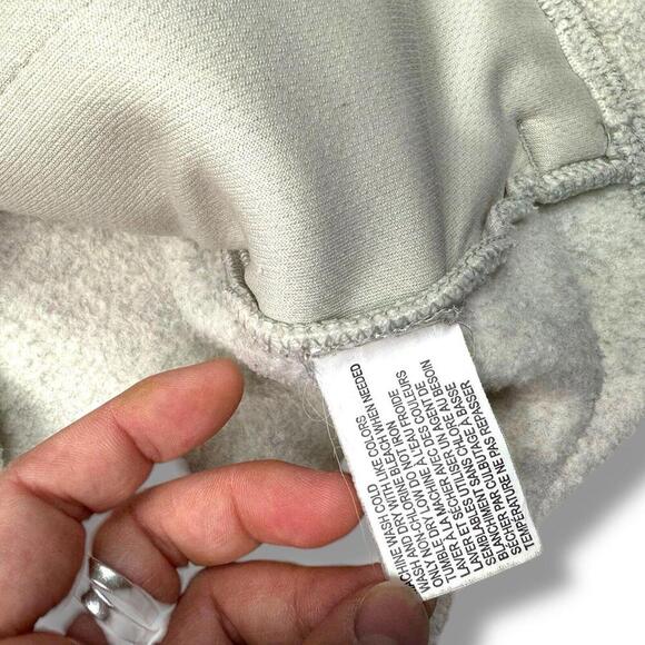 Vintage Old Navy 1/4 Zip Fleece Sweatshirt Y2K White Logo Patch Skater Men Sz M - Picture 10 of 13